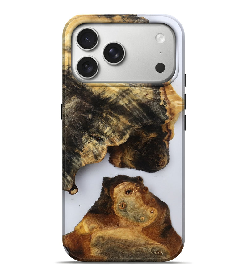 iPhone 17 Pro Max Wood Live Edge Phone Case - Shana (Clear, 804142)