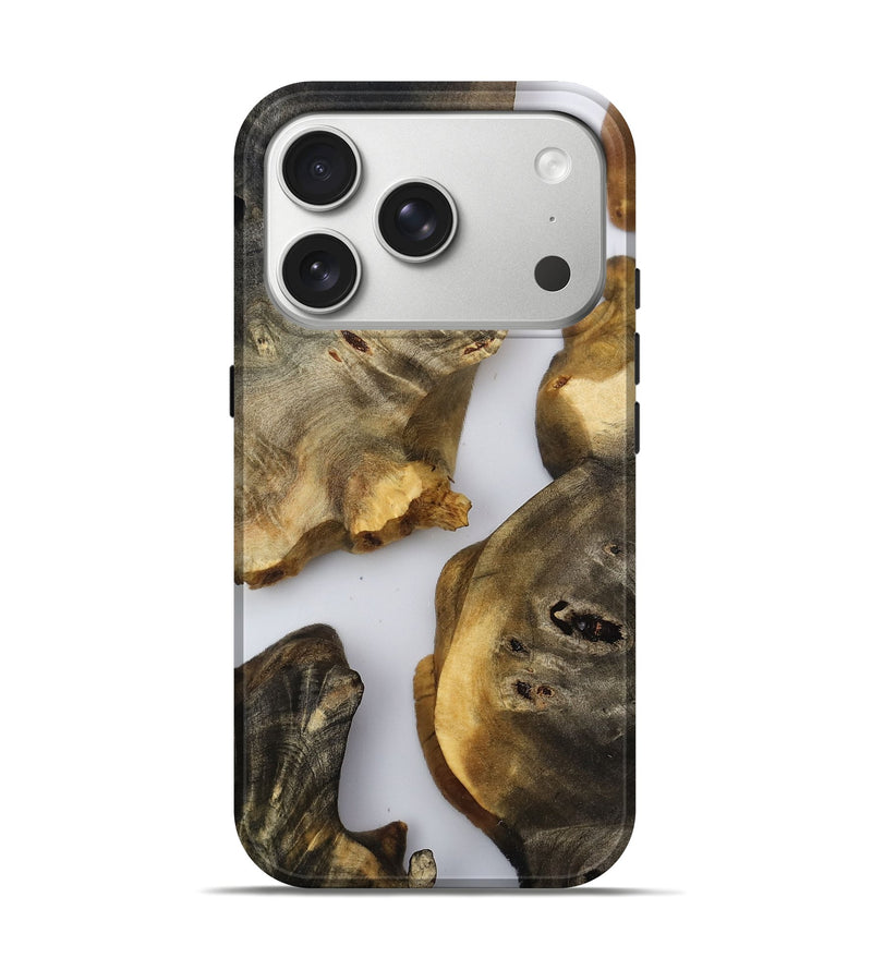 iPhone 17 Pro Wood Live Edge Phone Case - Adonis (Clear, 804145)