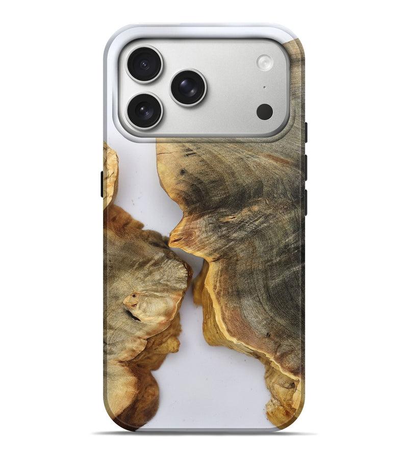 iPhone 17 Pro Max Wood Live Edge Phone Case - Seven (Clear, 804147)