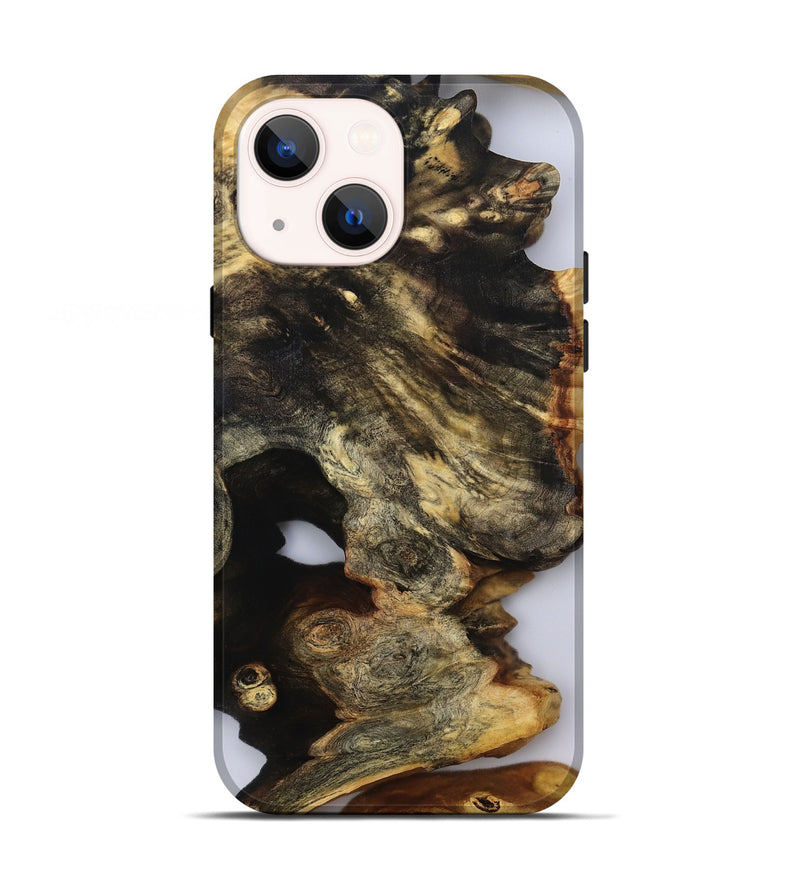 iPhone 13 Wood Live Edge Phone Case - Ailani (Clear, 804149)
