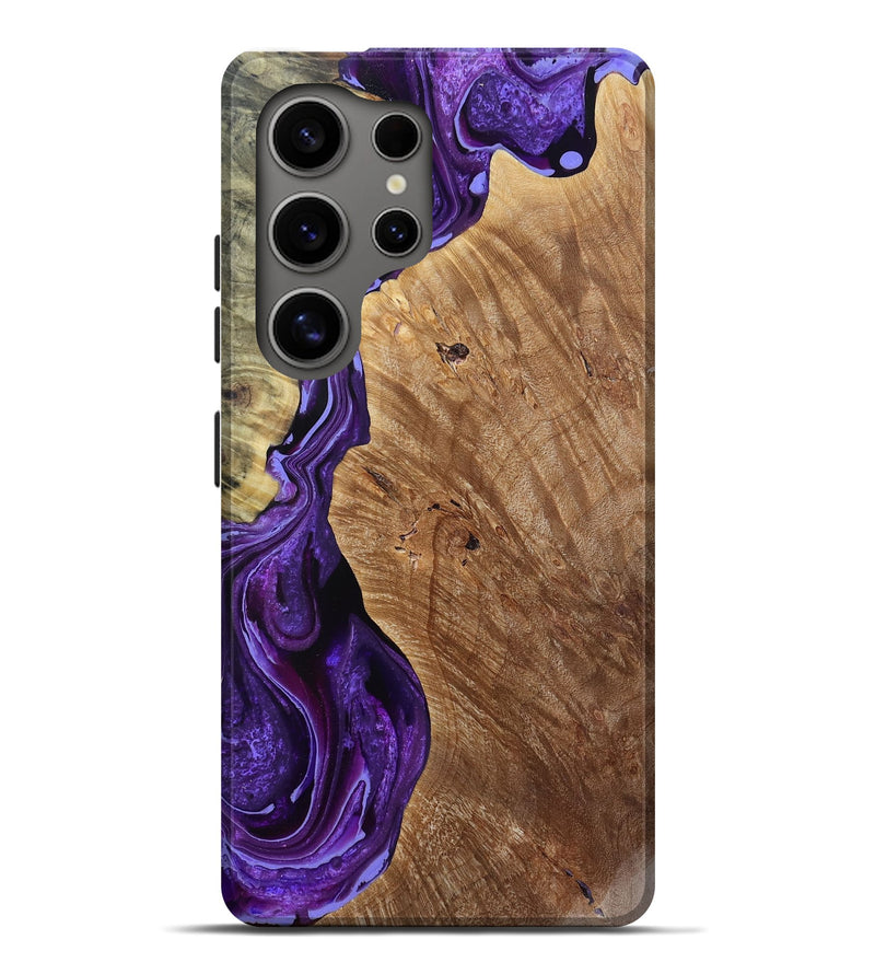 Galaxy S25 Ultra Wood Live Edge Phone Case - Shea (Purple, 804191)