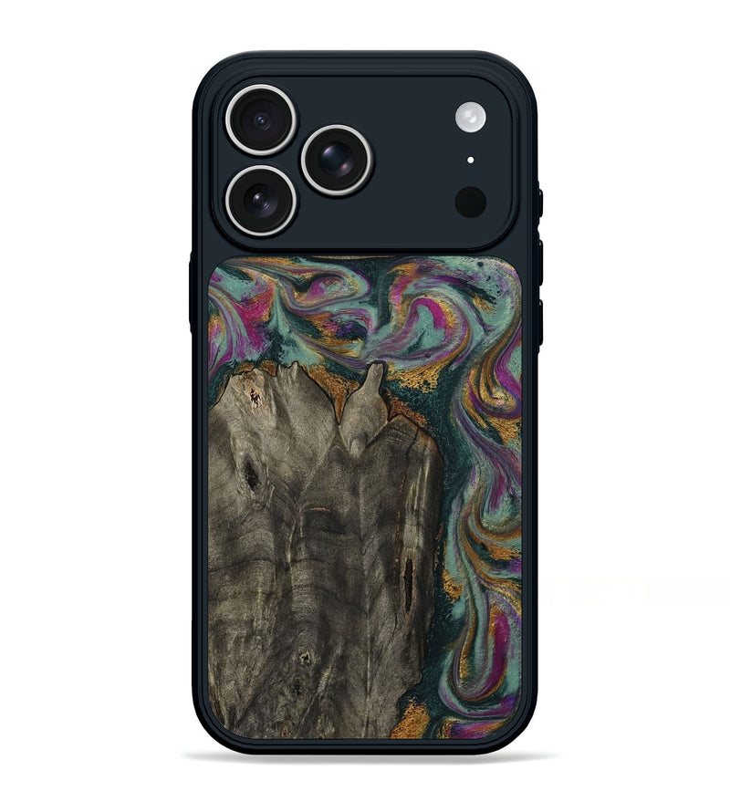 iPhone 17 Pro Max Wood Phone Case - Kaitlyn (Green, 804196)