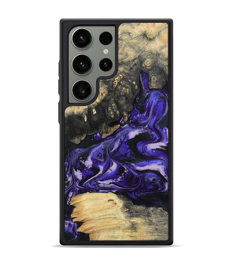 Galaxy S24 Ultra Wood Phone Case - Eliam (Purple, 804203)