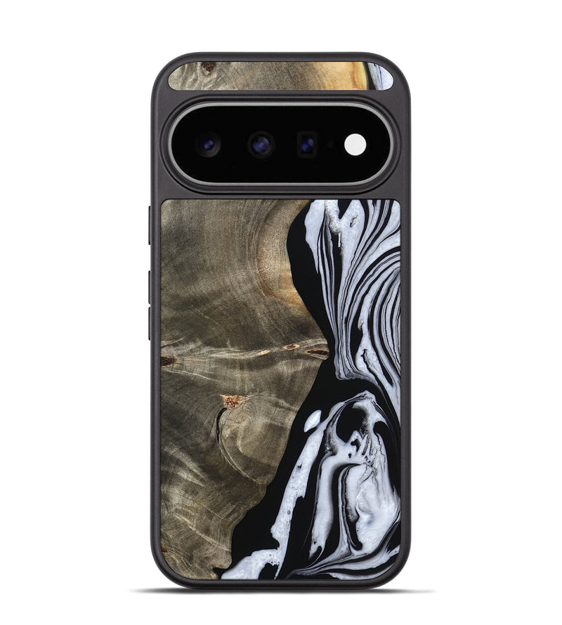 Pixel 11 Wood Phone Case - Malinda (Black & White, 804208)