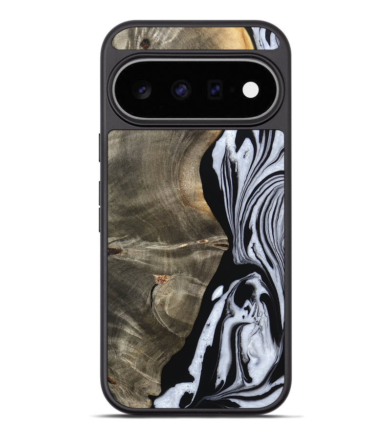 Pixel 11 Pro XL Wood Phone Case - Malinda (Black & White, 804208)