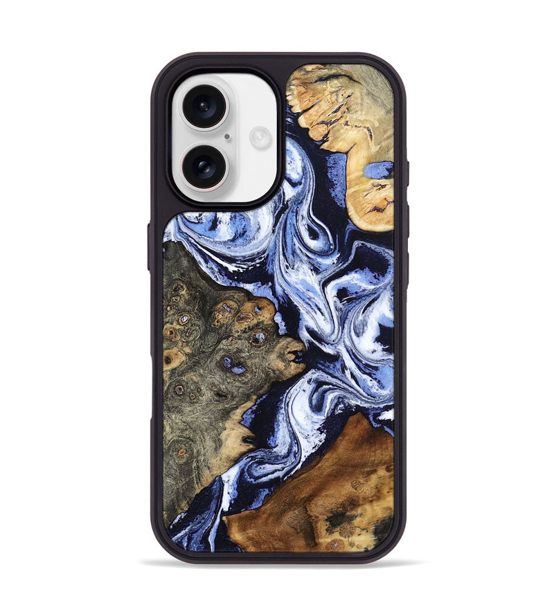 iPhone 17 Wood Phone Case - Legend (Blue, 804225)