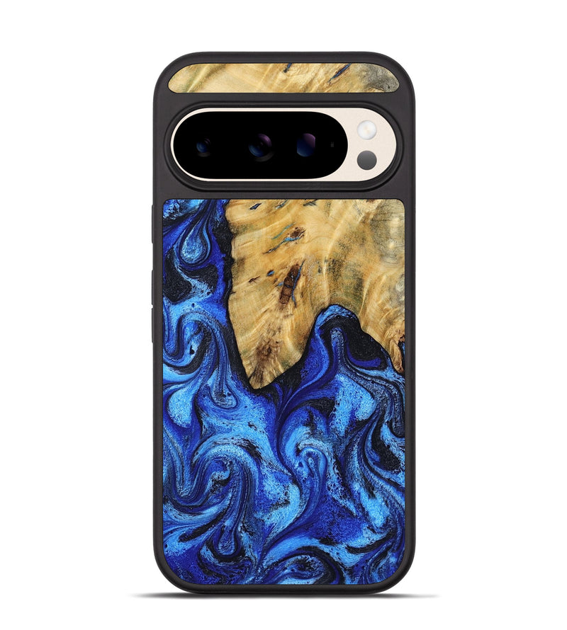 Pixel 10 Wood Phone Case - Leland (Blue, 804226)