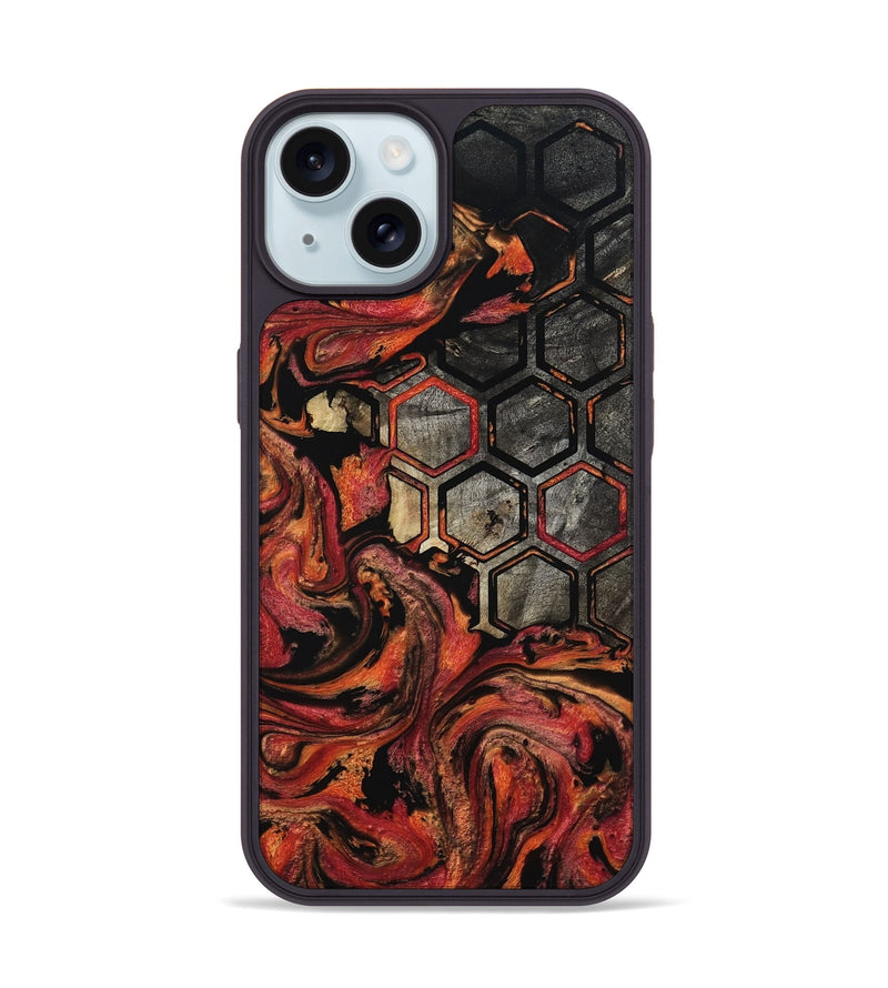 iPhone 15 Wood Phone Case - Ricky (Pattern, 804275)