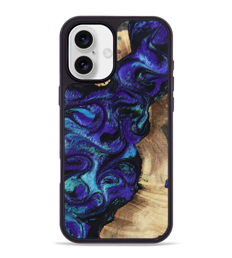 iPhone 16 Plus Wood Phone Case - Lindsey (Purple, 804282)