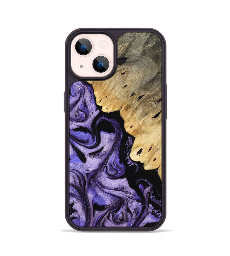 iPhone 14 Wood Phone Case - Brady (Purple, 804283)