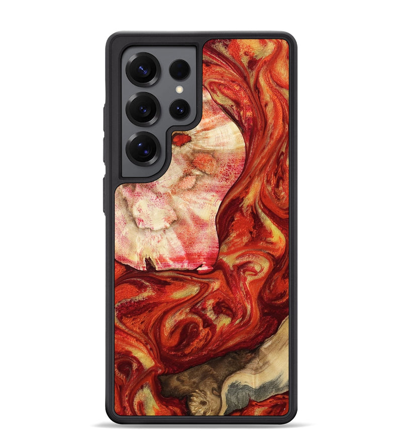 Galaxy S25 Ultra Wood Phone Case - Selina (Red, 804286)