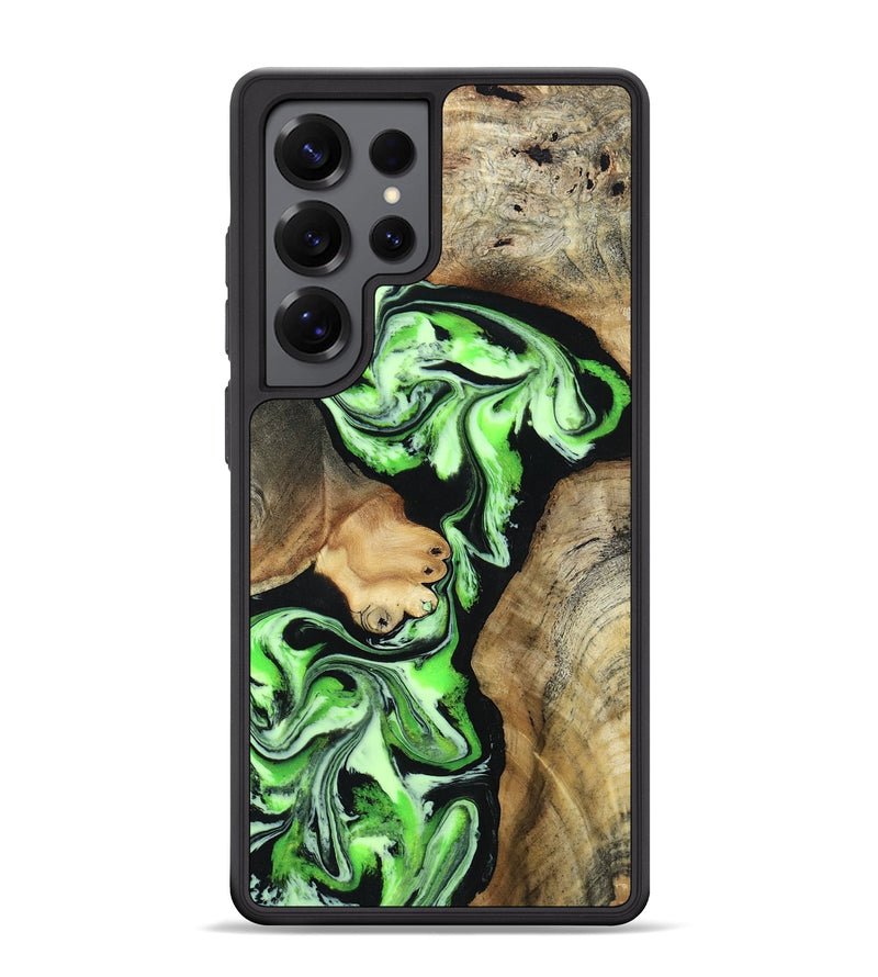 Galaxy S25 Ultra Wood Phone Case - Darrin (Green, 804300)