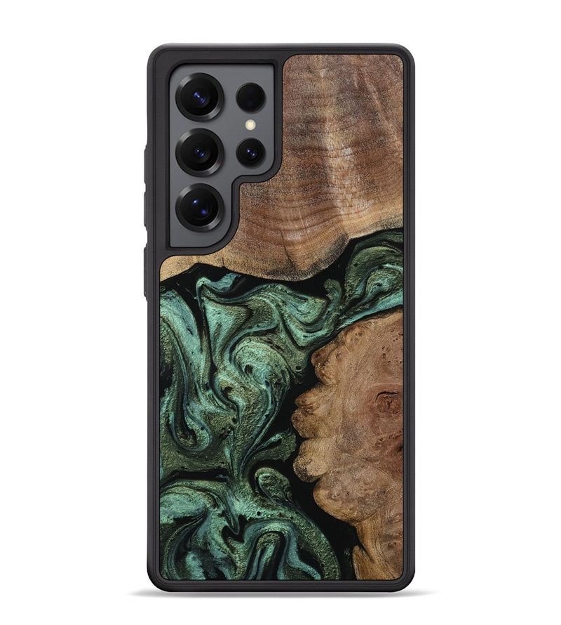 Galaxy S25 Ultra Wood Phone Case - Avis (Green, 804305)