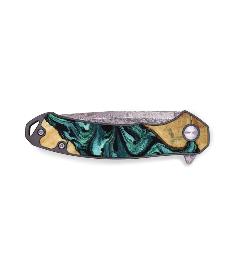 EDC Wood Pocket Knife - Gladys (Green, 804306)