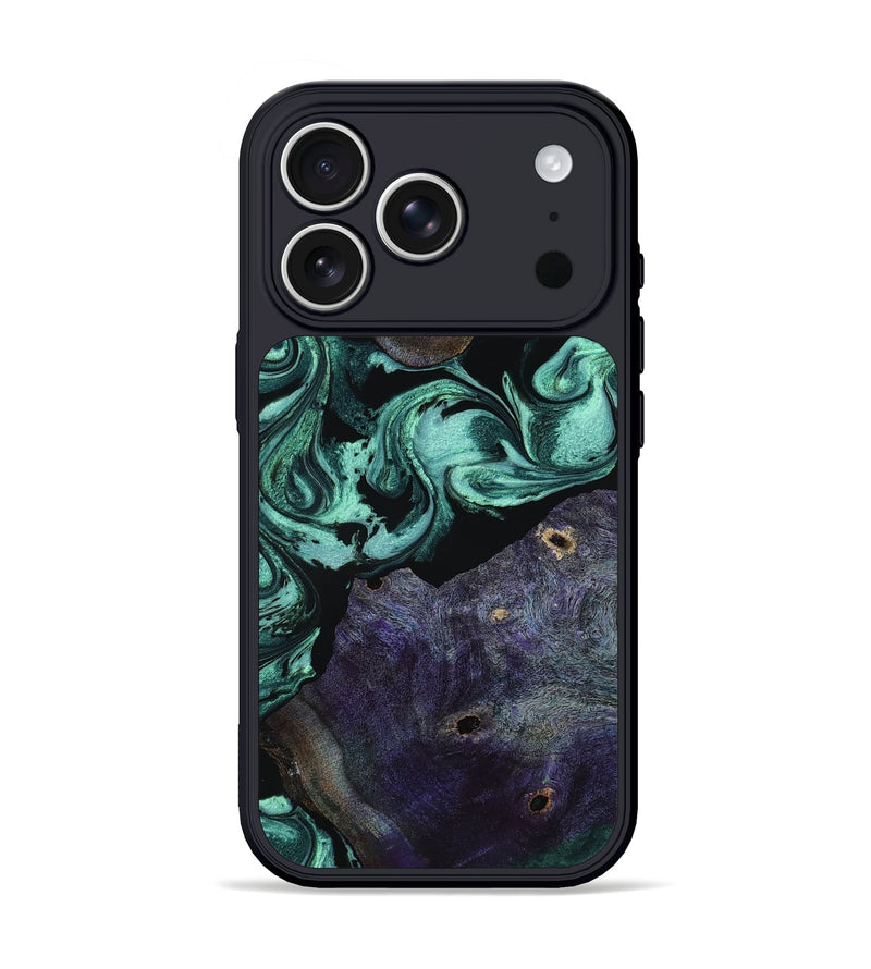 iPhone 17 Pro Wood Phone Case - Rodrigo (Green, 804308)
