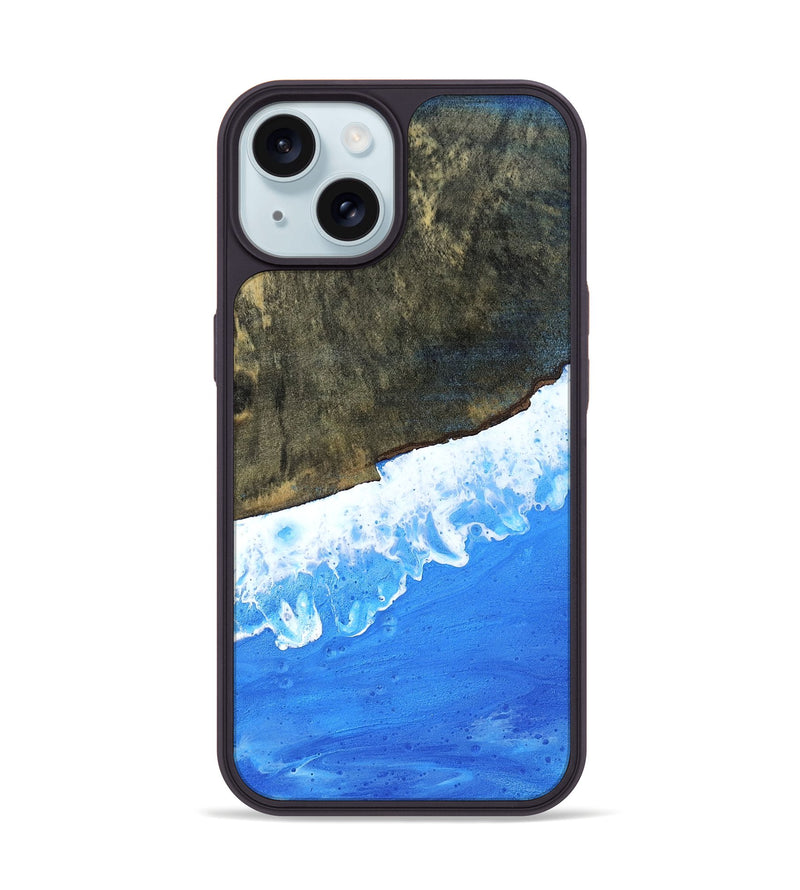 iPhone 15 Wood Phone Case - Khaza (Coastal, 804323)