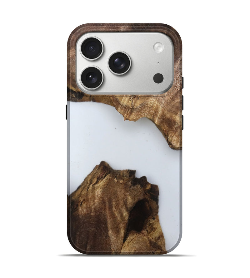 iPhone 17 Pro Wood Live Edge Phone Case - Ailani (Clear, 804349)