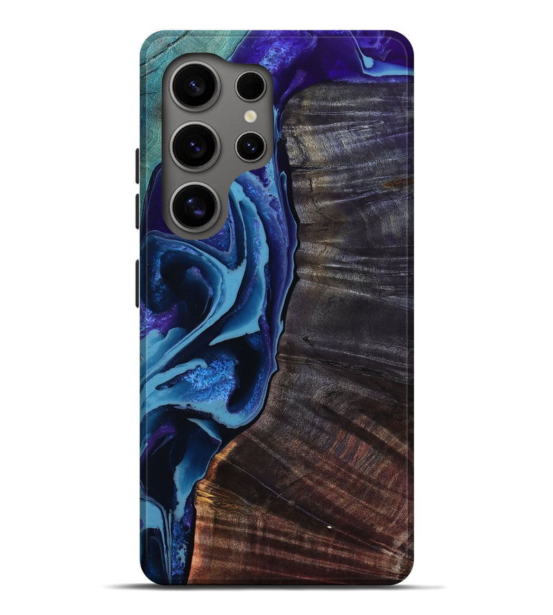 Galaxy S25 Ultra Wood Live Edge Phone Case - Bella (Purple, 804362)