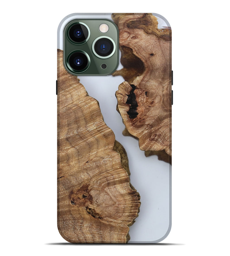 iPhone 13 Pro Max Wood Live Edge Phone Case - Milena (Clear, 804364)