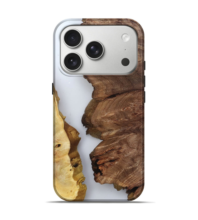 iPhone 17 Pro Wood Live Edge Phone Case - Rogelio (Clear, 804371)