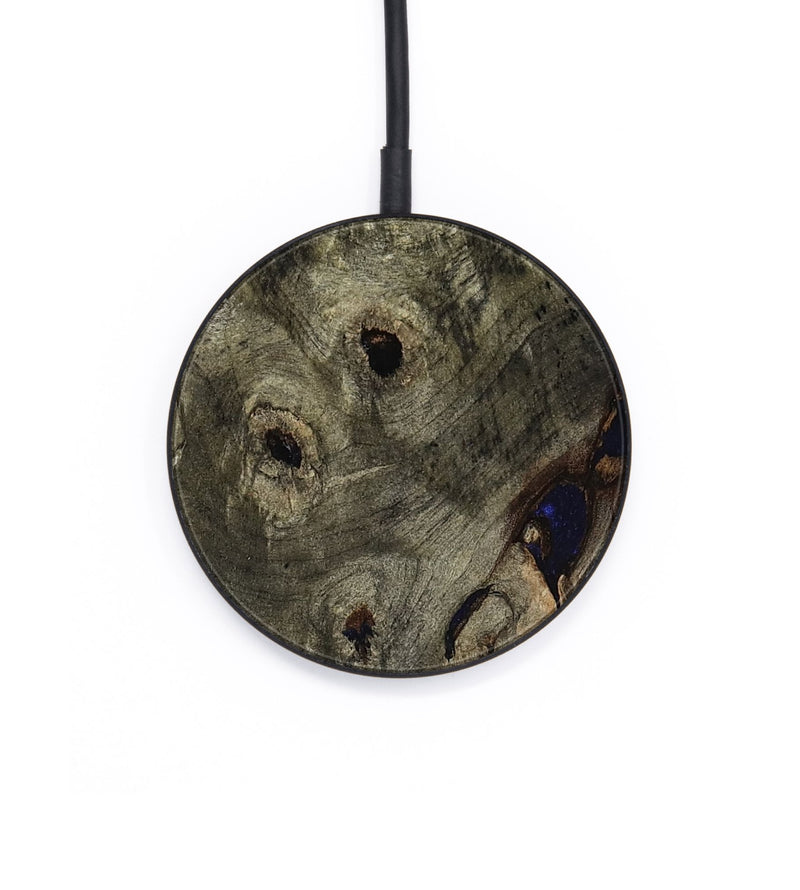 Circle Wood Wireless Charger - Cami (Blue, 804490)