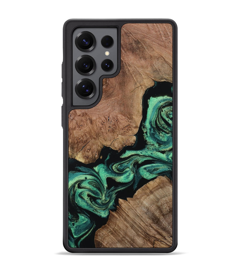 Galaxy S25 Ultra Wood Phone Case - Cecile (Green, 804498)