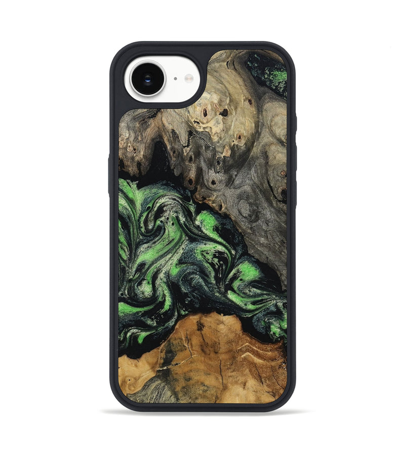 iPhone 16e Wood Phone Case - Wendy (Green, 804507)