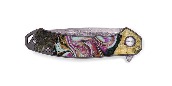 EDC Wood Pocket Knife - Oleta (Green, 804523)