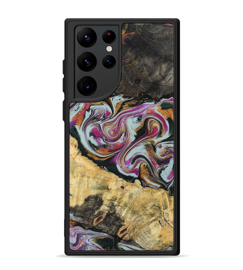 Galaxy S22 Ultra Wood Phone Case - Oleta (Green, 804523)