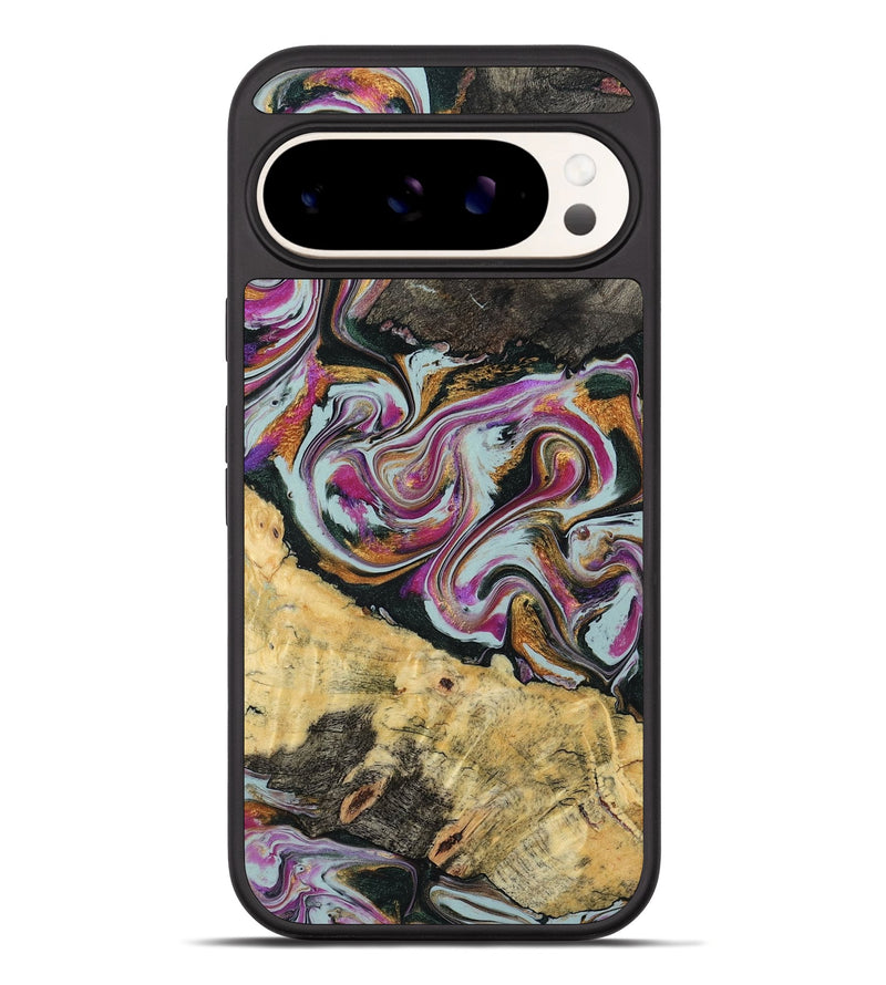 Pixel 10 Pro XL Wood Phone Case - Oleta (Green, 804523)