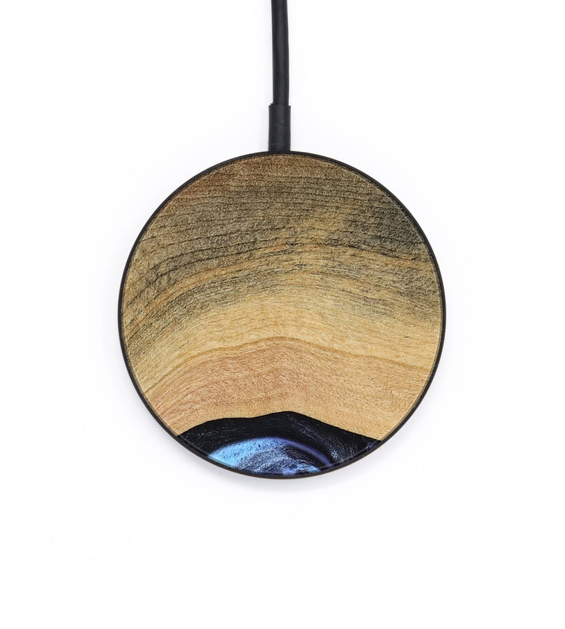 Circle Wood Wireless Charger - Metta (Blue, 804534)