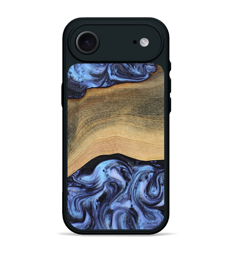 iPhone 17 Air Wood Phone Case - Metta (Blue, 804534)