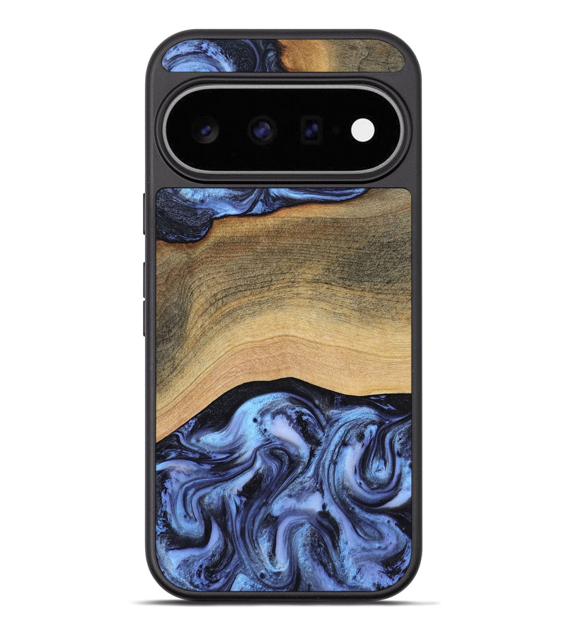 Pixel 11 Pro XL Wood Phone Case - Metta (Blue, 804534)