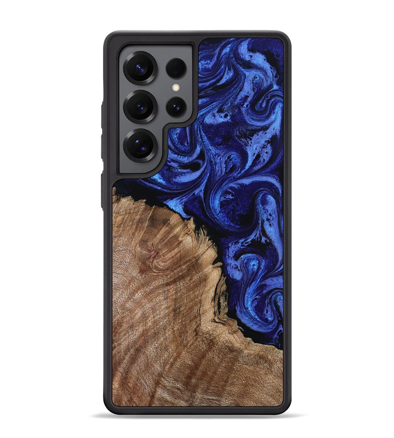 Galaxy S25 Ultra Wood Phone Case - Jeanne (Blue, 804542)