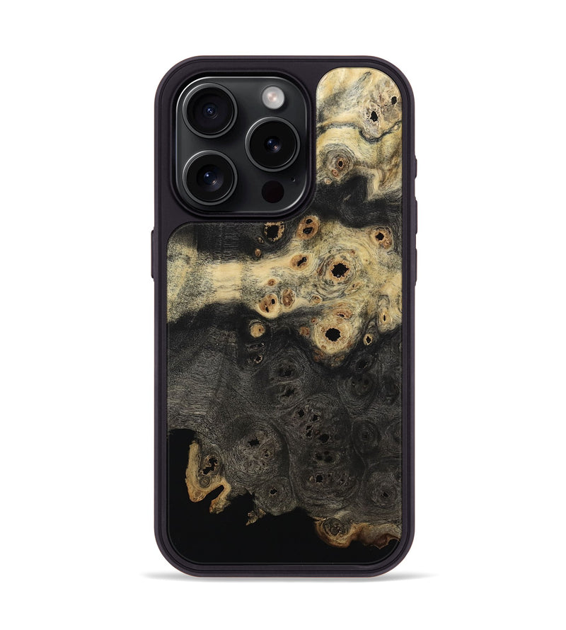 iPhone 15 Pro Wood Phone Case - Verner (Wood Burl, 804566)