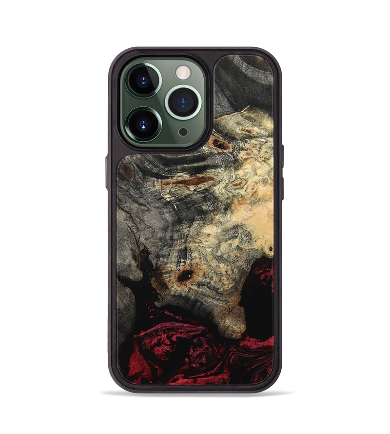 iPhone 13 Pro Wood Phone Case - Haylie (Red, 804572)
