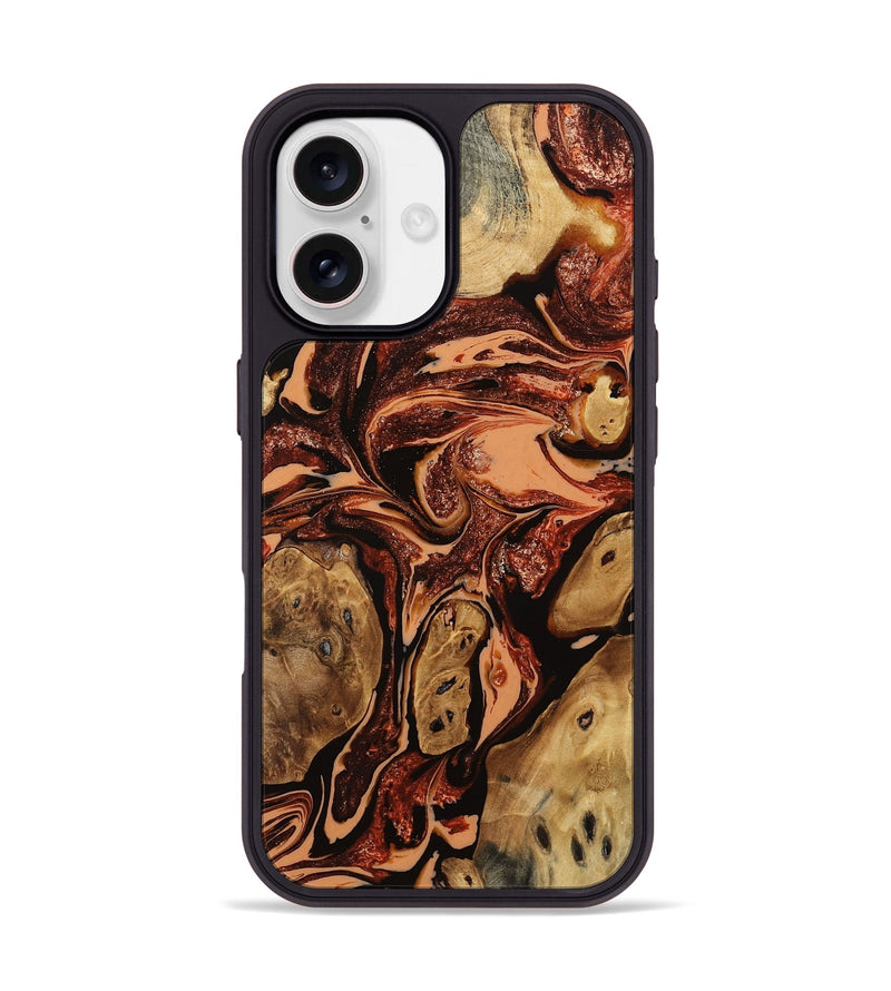 iPhone 17 Wood Phone Case - Amos (Red, 804574)