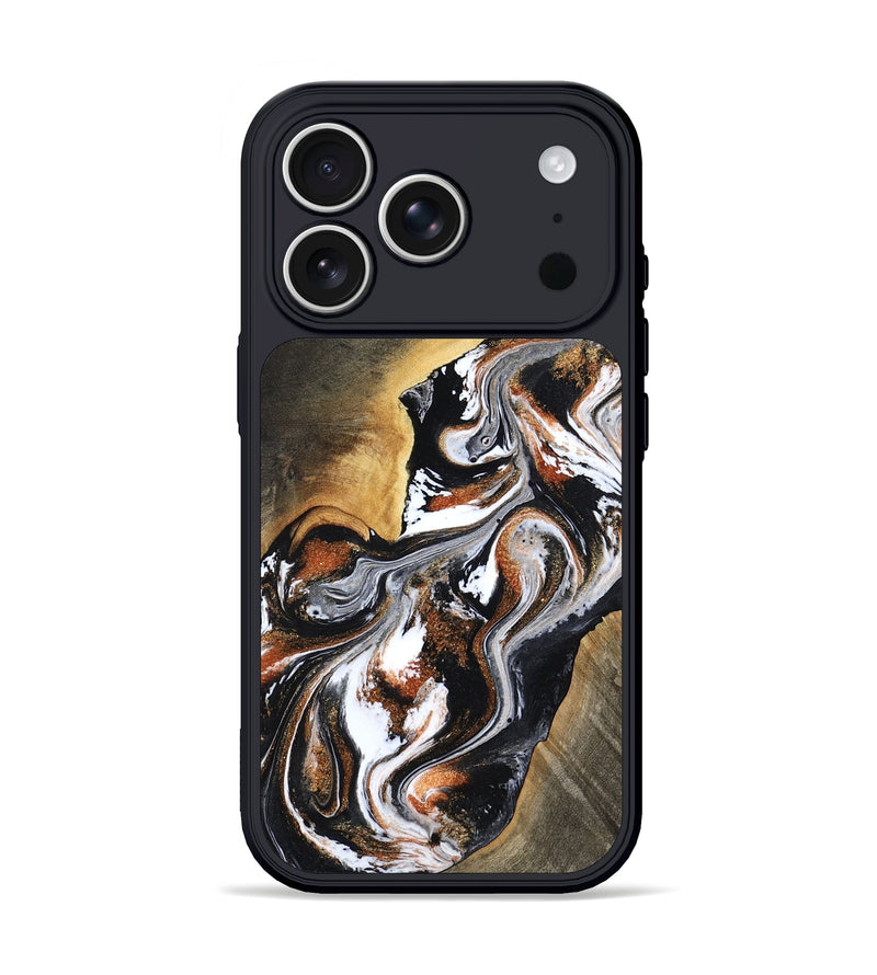 iPhone 17 Pro Wood Phone Case - Zander (Black & White, 804577)