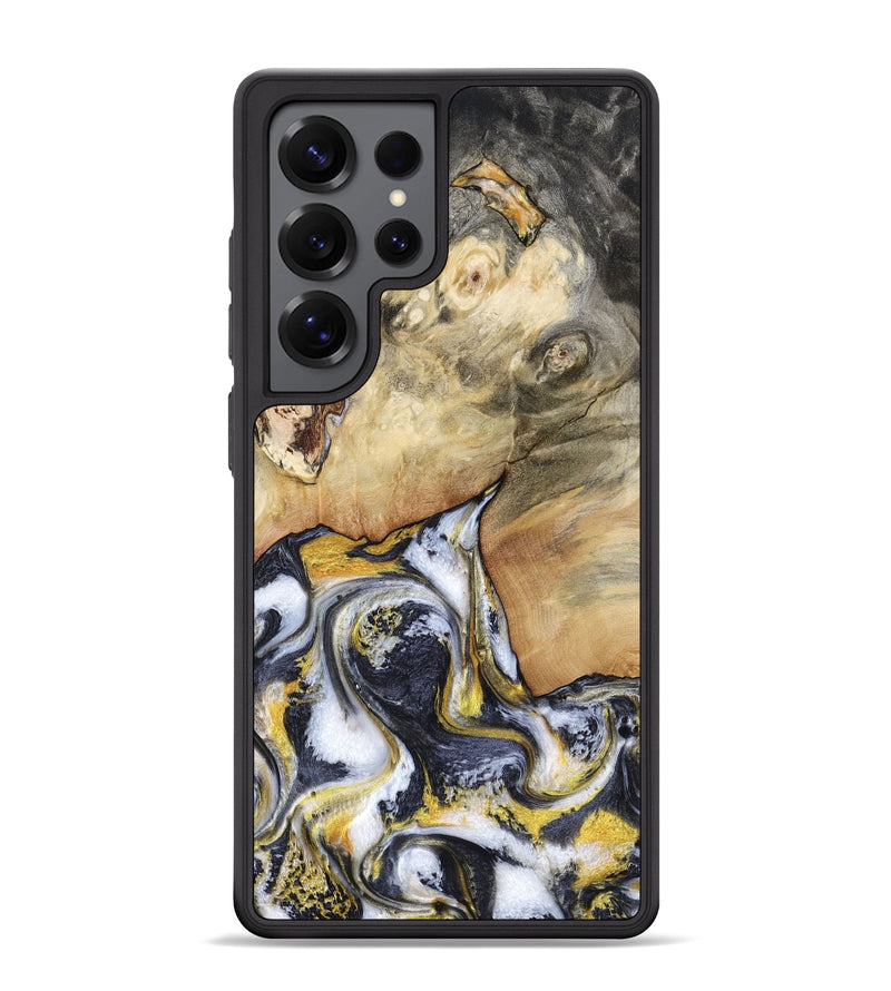 Galaxy S25 Ultra Wood Phone Case - Arrie (Black & White, 804579)