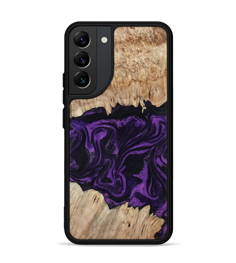 Galaxy S22 Plus Wood Phone Case - Adelynn (Purple, 804597)