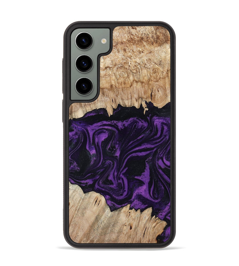 Galaxy S23 Plus Wood Phone Case - Adelynn (Purple, 804597)