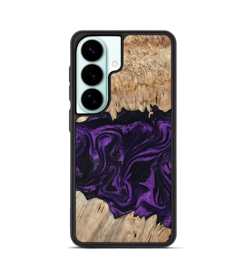 Galaxy S26 Wood Phone Case - Adelynn (Purple, 804597)