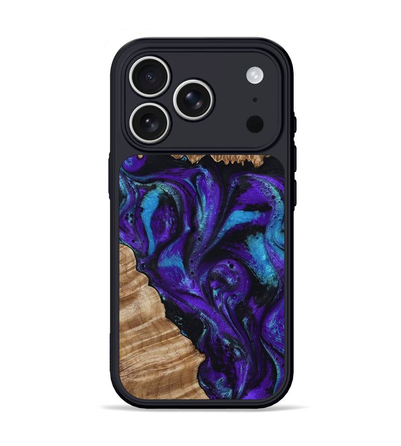 iPhone 17 Pro Wood Phone Case - Danita (Purple, 804601)