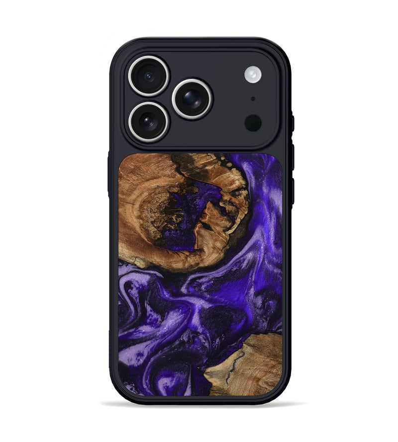 iPhone 17 Pro Wood Phone Case - Sutton (Purple, 804604)