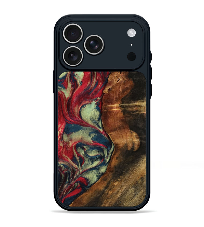 iPhone 17 Pro Max Wood Phone Case - Kimber (Red, 804607)