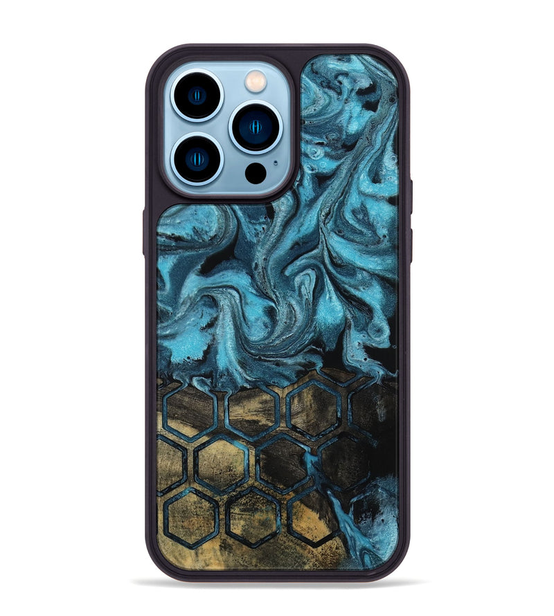 iPhone 14 Pro Max Wood Phone Case - Ursula (Pattern, 804620)