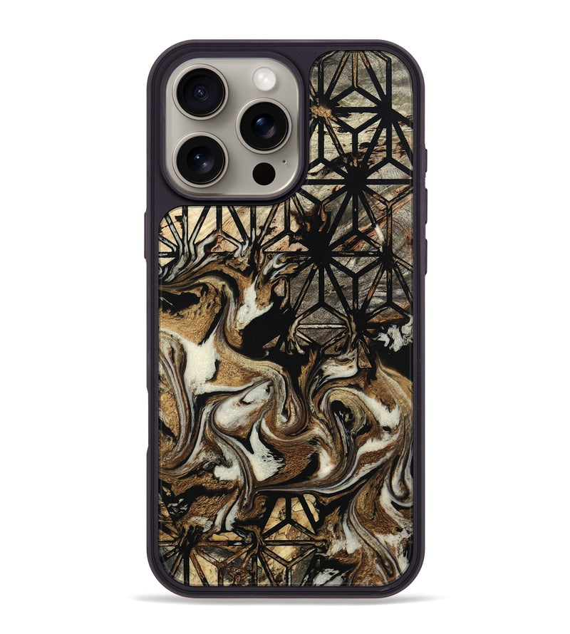 iPhone 16 Pro Max Wood Phone Case - Milan (Pattern, 804625)