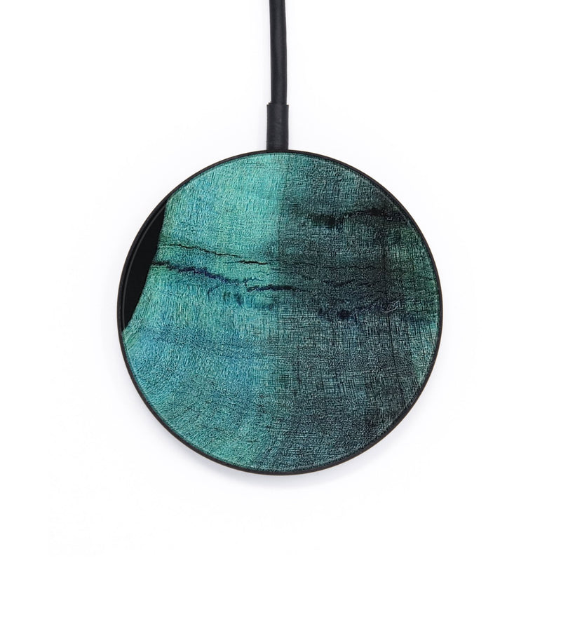 Circle Wood Wireless Charger - Deidra (Double Dyed, 804652)