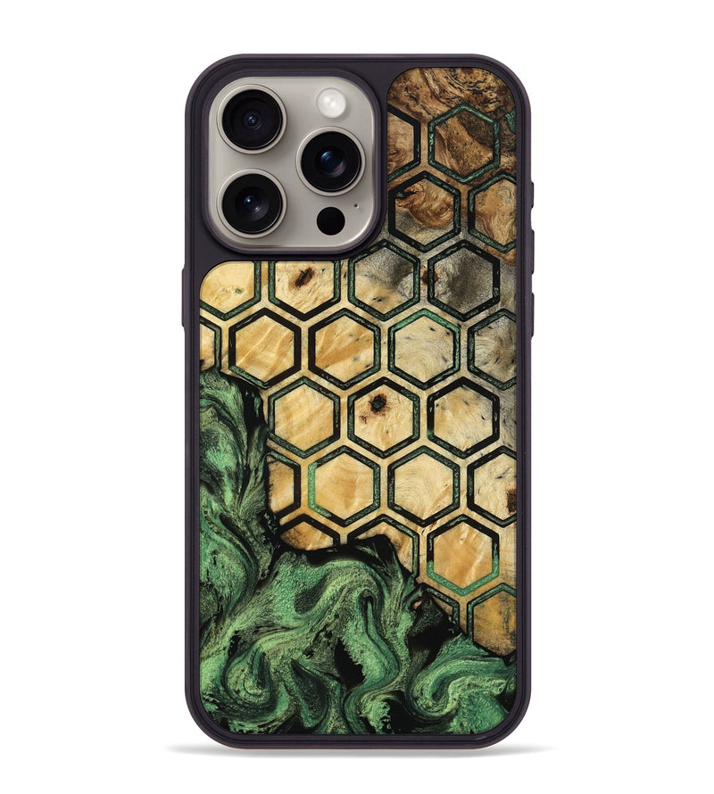 iPhone 15 Pro Max Wood Phone Case - Teressa (Pattern, 804668)