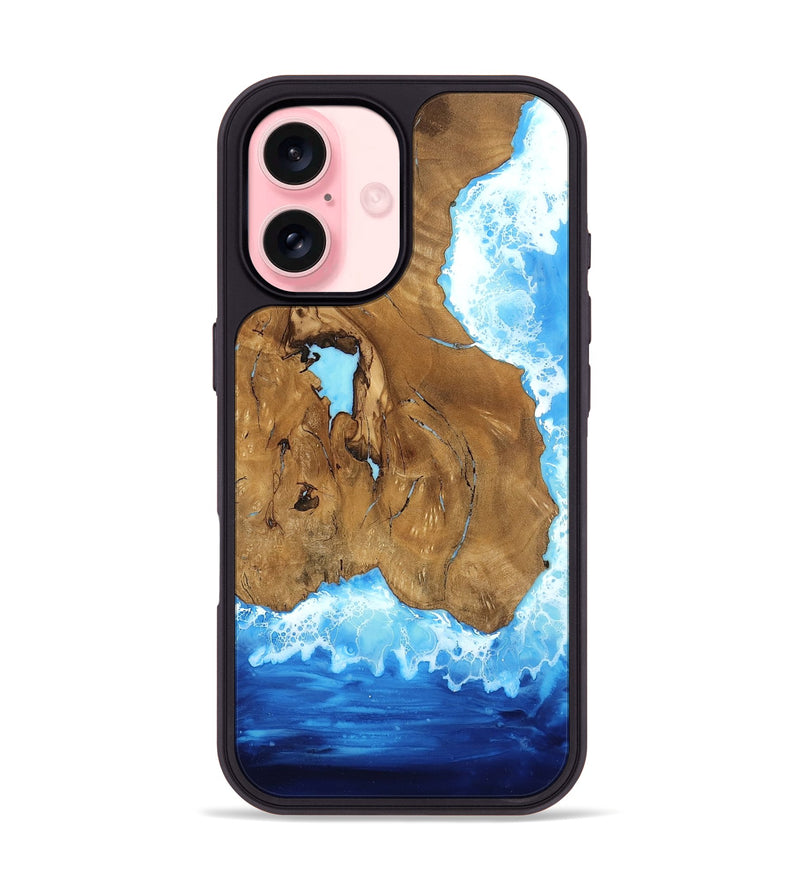 iPhone 16 Wood Phone Case - Jay (Coastal, 804684)